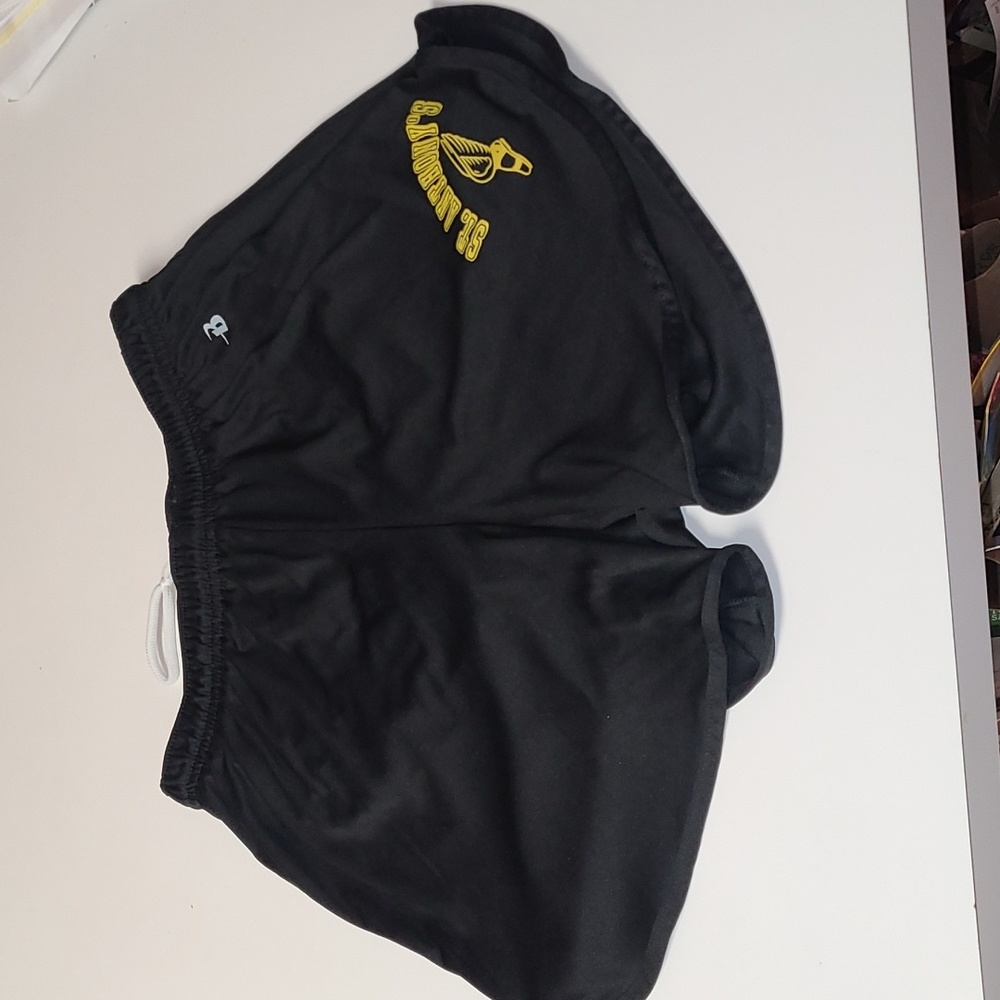 Men's Small Running Shorts, St. Anthony's flying sneaker graphic